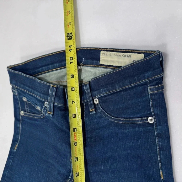 Rag & Bone Womens Skinny Blue Jeans Size 25 - Picture 5 of 10